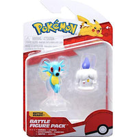 Horsea and Litwick Pokemon Battle Feature Figure Set 3"