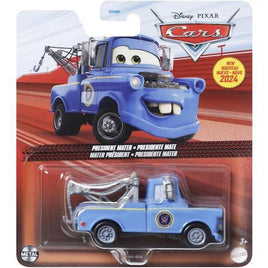 President Mater Metal Disney Cars 1/55 Diecast