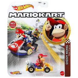 Hot Wheels Diddy Kong Pipe Frame Super Mario Kart Diecast 1/64