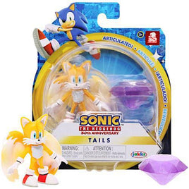 Sonic the Hedgehog Tails with Chaos Emerald Action Figure 2.5"