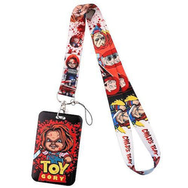 Toy Gory Chucky Child's Play 18" Lanyard with Badge Holder