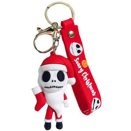 Santa Jack Skellington Keychain 2.5"