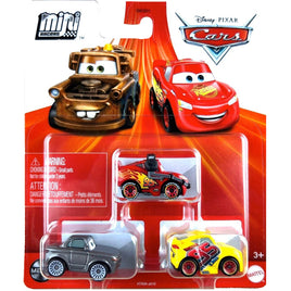 Disney Cars Diecast Mini Racers 3 Pack with Sterling