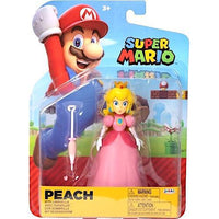 Peach with Umbrella Super Mario 4" Nintendo Action Figure