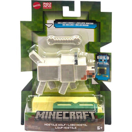 Hostile Wolf Build-A-Portal Minecraft Action Figure 3"