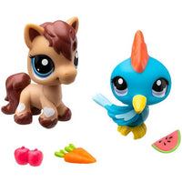 Farm Fiestas Littlest Pet Shop Pet Pair 2.5" (Pony & Woodpecker)