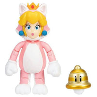 Cat Peach with Super Bell Super Mario 4" Nintendo Action Figure