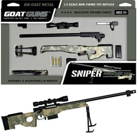 Goat Guns Miniature Sniper Model Camo "Tribute" Rifle Diecast Toy 1:3 Scale