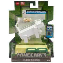 White Cat Build-A-Portal Minecraft Action Figure 3"