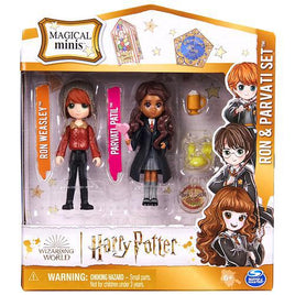 Ron & Parvati Set Harry Potter Wizarding World Minis