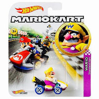 Hot Wheels Wario Mario Kart Standard Kart Diecast 1/64