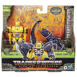 Transformers Rise of the Beasts Bumblebee & Snarlsaber Beast Combiners 5"