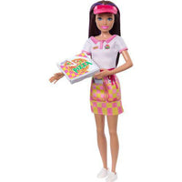 Pizzeria Waitress First Jobs Pizza Delivery Barbie Doll 10.5"