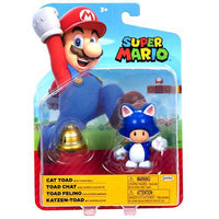 Cat Toad Super Mario 4" Nintendo Action Figure