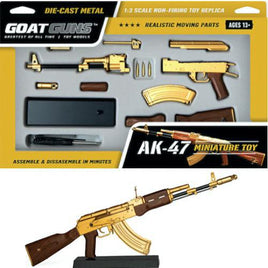 Goat Guns Miniature AK47 Gold Model Diecast Toy 1:3 Scale