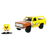 Spongebob Squarepants & 1980 Chevy K5 Blazer Jada Diecast 1/32