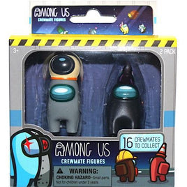 Among Us Crewmate Figures 2"  Gray & Black