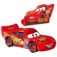 Lightning McQueen with Rusteze Sign Metal Disney Cars  1/55 Scale Diecast