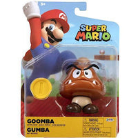 Goomba with Coin Super Mario 4" Nintendo Action Figure