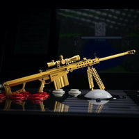 Goat Guns Miniature .50 Cal 82A1 Barrett Model Gold Diecast Toy 1:3 Scale