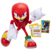 Sonic the Hedgehog Knuckles with 2 Collectors Cards Action Figure 2.5"