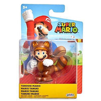 Tanooki Mario Super Mario Nintendo Action Figure 2.5"