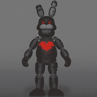 Black Heart Bonnie Five Nights at Freddy's 5.5" Figure