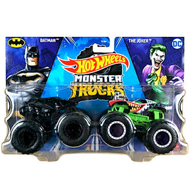 Batman and Joker 2-pk Monster Trucks Hot Wheels Monster Trucks Live 1/64