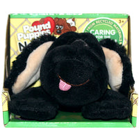 Pound Puppies Newborn Black 7"