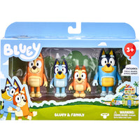 Bluey & Family Figures 2.5" with Mum & Chilli