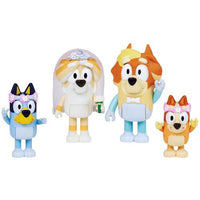 Bluey & Friends Wedding Time Figure Set 2"