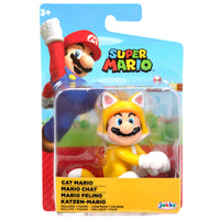 Cat Mario Super Mario Nintendo Action Figure 2.5"