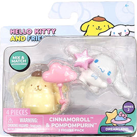 Hello Kitty & Friends Dreamland Cinnamoroll & Pompompurin 2.5"