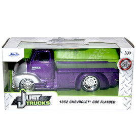 Jada Just Trucks '52 Chevrolet COE Flatbed Purple Diecast 1/32