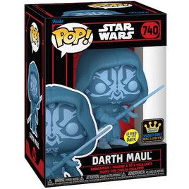 Darth Maul Holo Glow in Dark Star Wars Funko POP! Vinyl#740