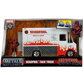 Deadpool Taco Truck with Deadpool Figure 1/24 Diecast