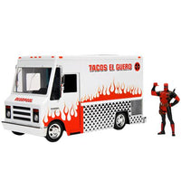 Deadpool Taco Truck with Deadpool Figure 1/24 Diecast