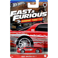 Fast & Furious Dom Toretto '95 Mazda RX-7 Hot Wheels Diecast 1/64