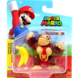 Donkey Kong with Bananas Super Mario Nintendo Action Figure 2.5"