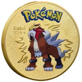 Pokemon Entei Collectible Metal Coin