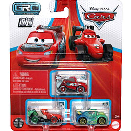 Disney Cars GRC Diecast Mini Racers 3 Pack with Francessco