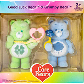 Good Luck and Grumpy Bear Care Bears Flocked 3" 2-pack