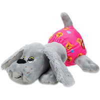 Pound Puppies Newborn Grey 7"