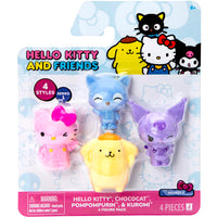 Hello Kitty & Friends 4 Pack Mini Figures with Kuromi 2"