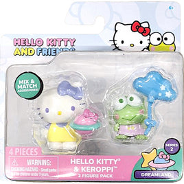 Hello Kitty & Friends Dreamland Hello Kitty & Keroppi 2.5"