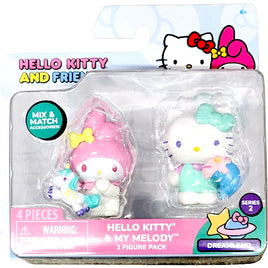 Hello Kitty & Friends Dreamland My Melody & Hello Kitty 2.5"