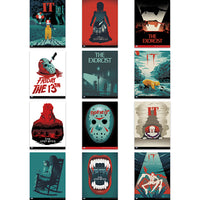 Horror Poster Book 8.5" X 11" (12 Posters)