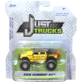 Jada Just Trucks 2006 Yellow Hummer H1 Diecast 1/64