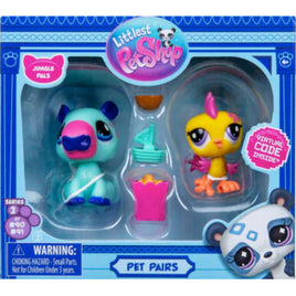 Jungle Pals Littlest Pet Shop Pet Pair 2.5" (Capybara & Parakeet)