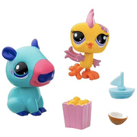 Jungle Pals Littlest Pet Shop Pet Pair 2.5" (Capybara & Parakeet)